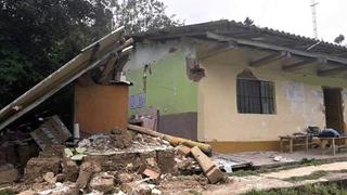 Intensas lluvias en la sierra de Piura dañan 40 viviendas