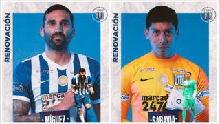 Alianza Lima: Pablo Míguez y Franco Saravia seguirán vistiendo la blanquiazul 