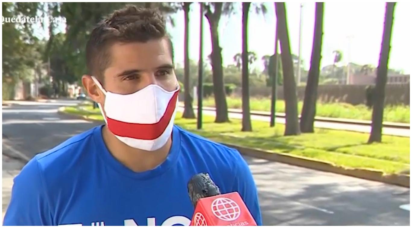 Selección peruana: jugadores realizan colecta para adquirir mascarillas y donarlas. (Foto: América TV)
