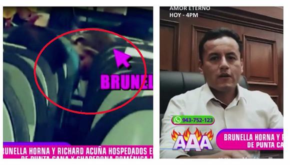 Brunella Horna y Richard Acuña habrían estado hospedados en el mismo hotel de Punta Cana (VIDEO)