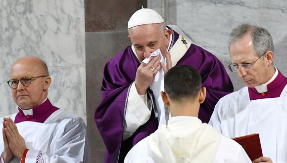 El Vaticano también anunció que hasta el domingo 15 de marzo se suspenderá la participación de los fieles invitados a las misas en Santa Marta (AFP)