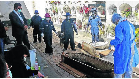 Huancayo: por herencia mujeres desentierran cadáver de hombre sepultado hace 20 años 