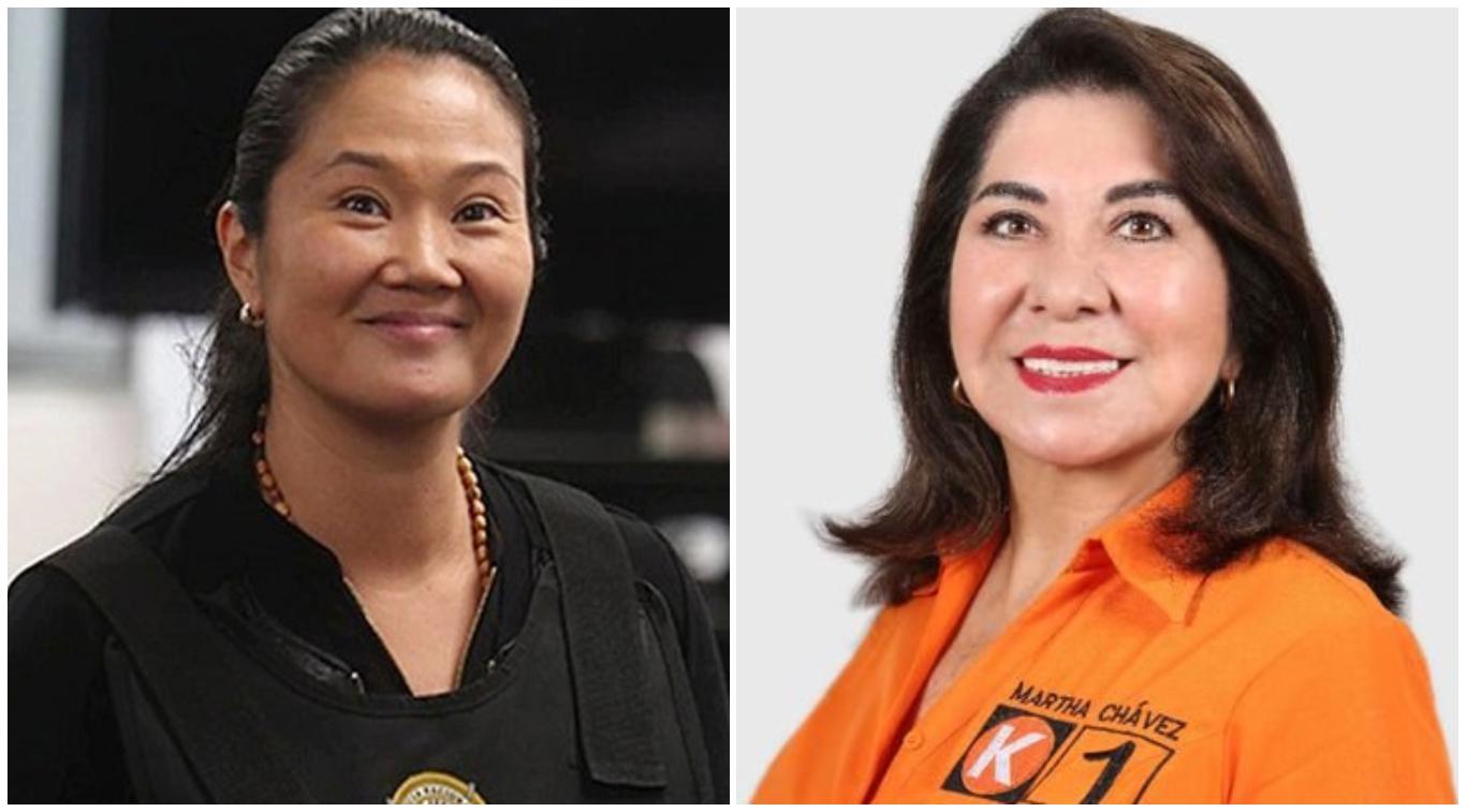 Martha Chávez celebra orden que deja en libertad a Keiko Fujimori.