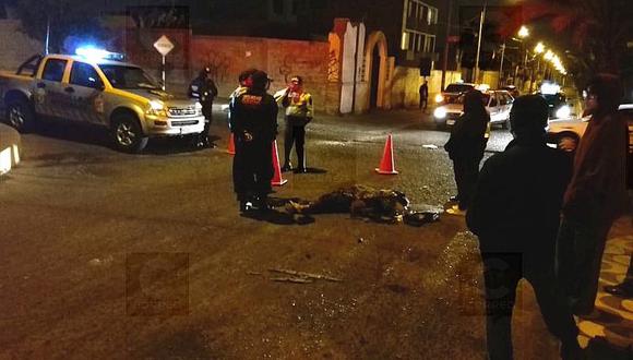 Tacna: Varón muere tras ser arrollado por dos autos