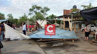 Piura: Fuertes lluvias afectan al menos 50 viviendas en Chulucanas
