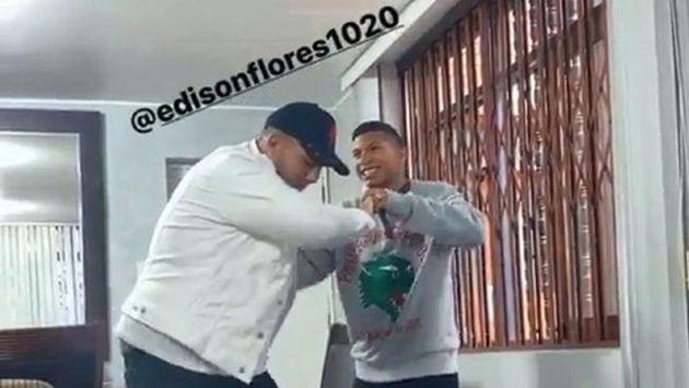 Edison Flores y su divertido baile con amigo. (Imagen: Instagram)