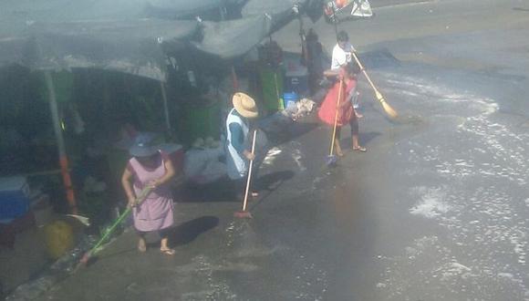 Tacna: Retiran cinco toneladas de basura del mercado Grau