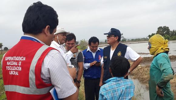 Sunafil rescata 129 menores durante operaciones de fiscalización laboral en cuatro regiones
