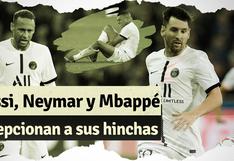 PSG: Messi, Neymar y Mbappé en la polémica tras su deslucido debut en Champions League