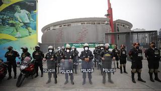 Perú vs. Paraguay: dos mil policías darán seguridad para el partido de hoy en el Estadio Nacional