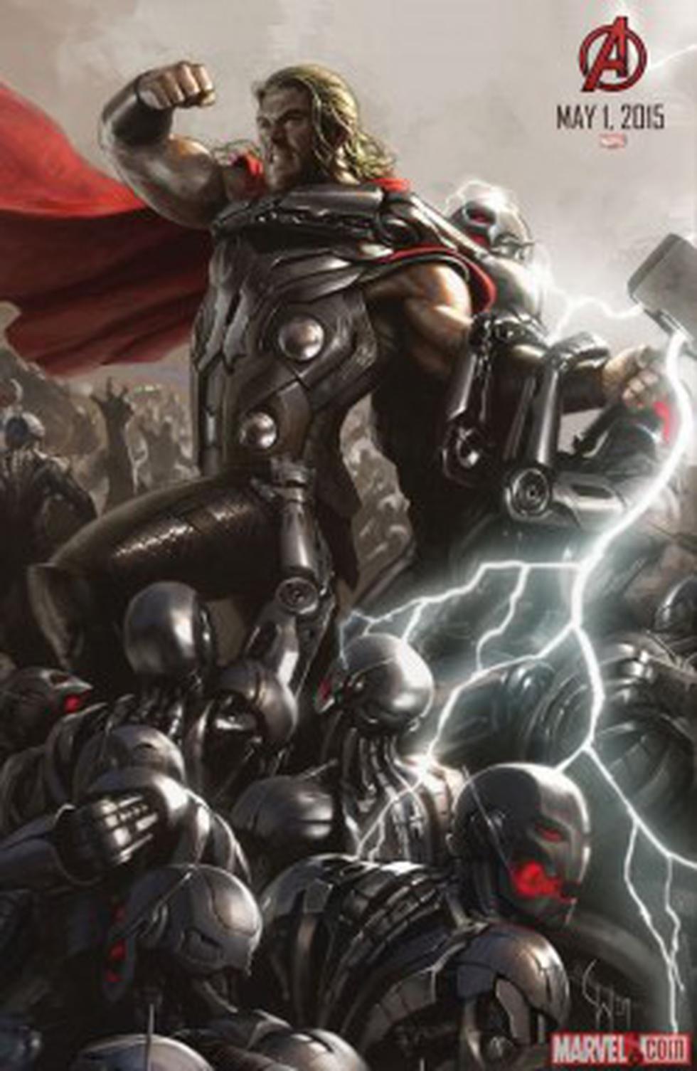 Comic Con: Revelan póster oficial de "The Avengers: Age of Ultron" (FOTOS)