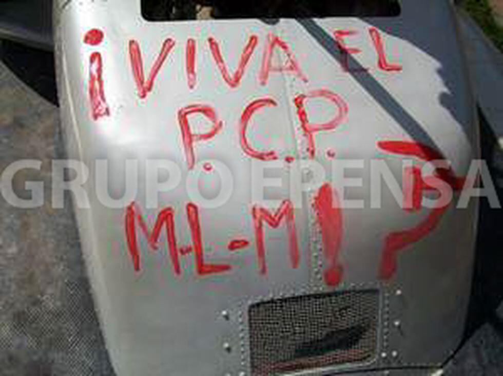 FOTOS: Así quedó el helicóptero tras secuestro a trabajadores de TGP 