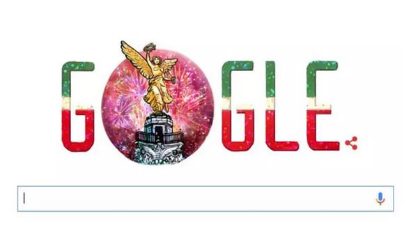 Google celebra con un doodle la independencia de México