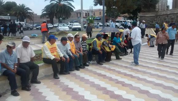 Tacna: Fonavistas salen a las calles a reclamar su dinero