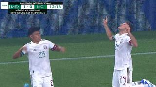 México se adelanta en el partido amistoso: Santiago Giménez anotó el 1-0 sobre Nigeria