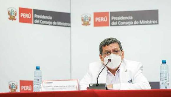Anuncio lo hizo el ministro Hernando Cevallos ante la Comisión Especial COVID-19 del Congreso, según sostuvo el congresista Alejandro Muñante Barrios.