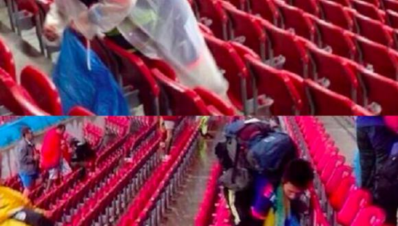 Japoneses siguen recibiendo elogios por limpiar estadio luego de ver jugar a su selección
