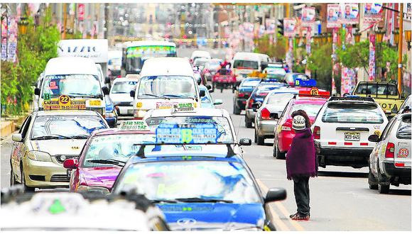 Huancayo: ​Caos en la ciudad por alta densidad vehicular en transporte público 