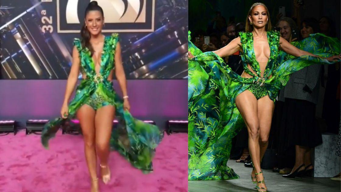 María Pía Copello lució vestido Versace que costaría casi 10 mil dólares. (Fotos: Instagram)