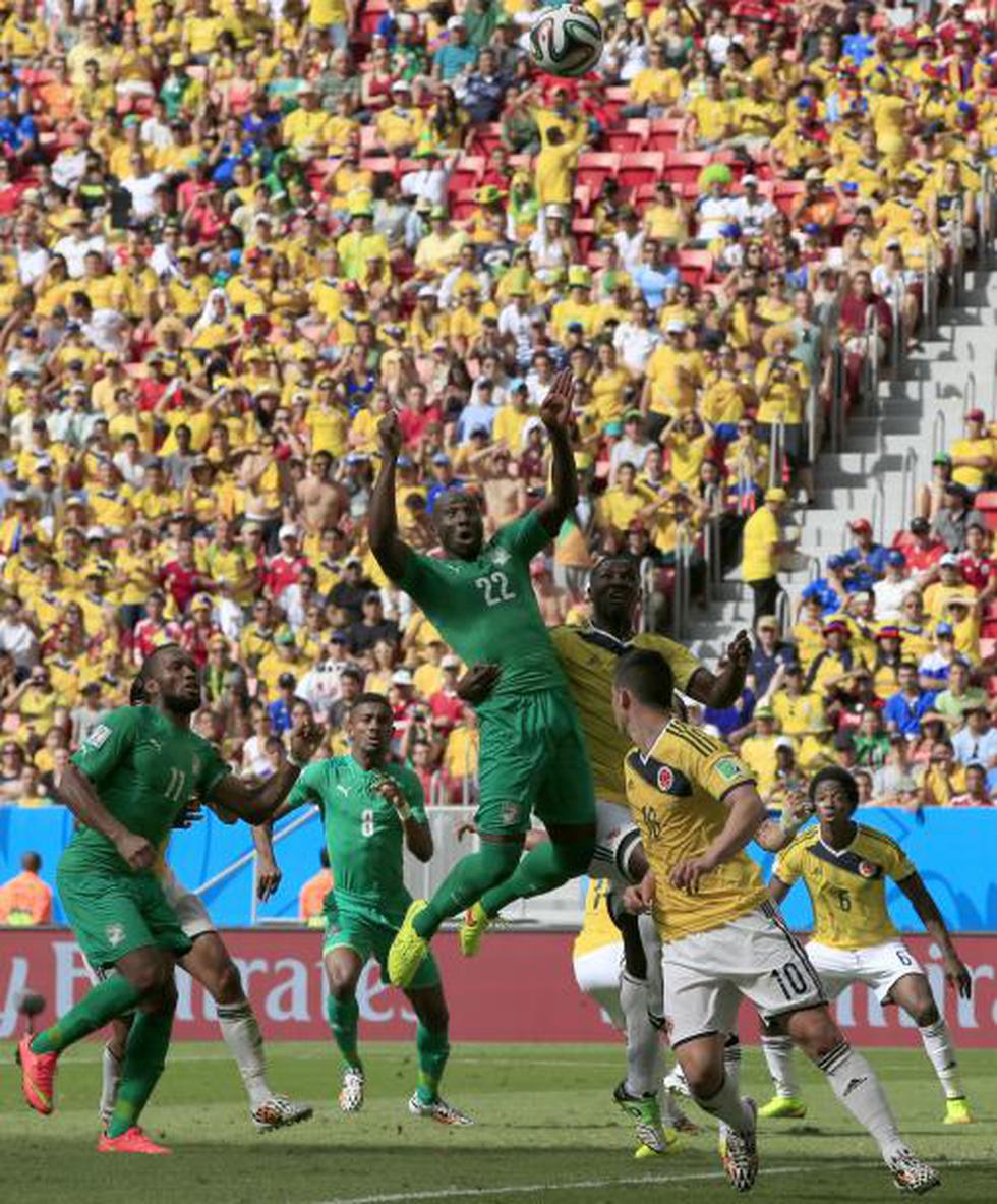 Brasil 2014: Los mejores momentos del partido Colombia - Costa de Marfil (FOTOS)