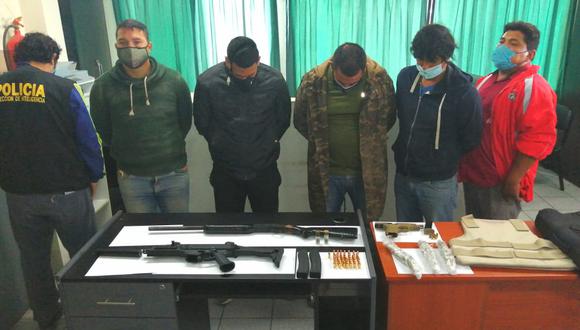 La banda criminal fue capturada en una vivienda en Ventanilla. (PNP)