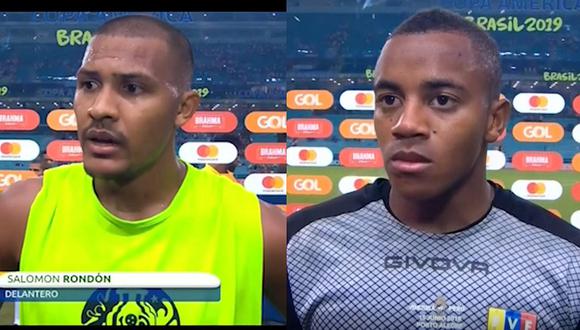 Selección de Venezuela: Las impresiones de Fariñez y Rondón tras el empate ante Perú (VIDEO)