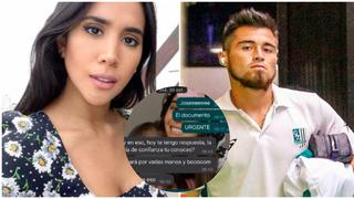 Melissa Paredes: revelan chats que demostrarían que Rodrigo Cuba sí sabía de su separación (VIDEO)