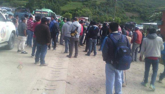 Rondas campesinas y autoridades de Pataz acatan paro de 48 horas exigiendo obras en carreteras