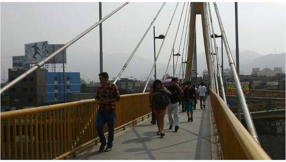Rayitos de Sol: ​reaperturan puente tras restringir el tránsito peatonal (VIDEO)