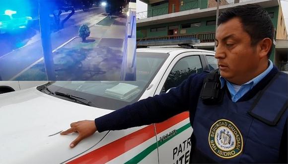 San Isidro: Sereno evita que asalten casa tras tiroteo y persecución a delincuentes (VIDEO)