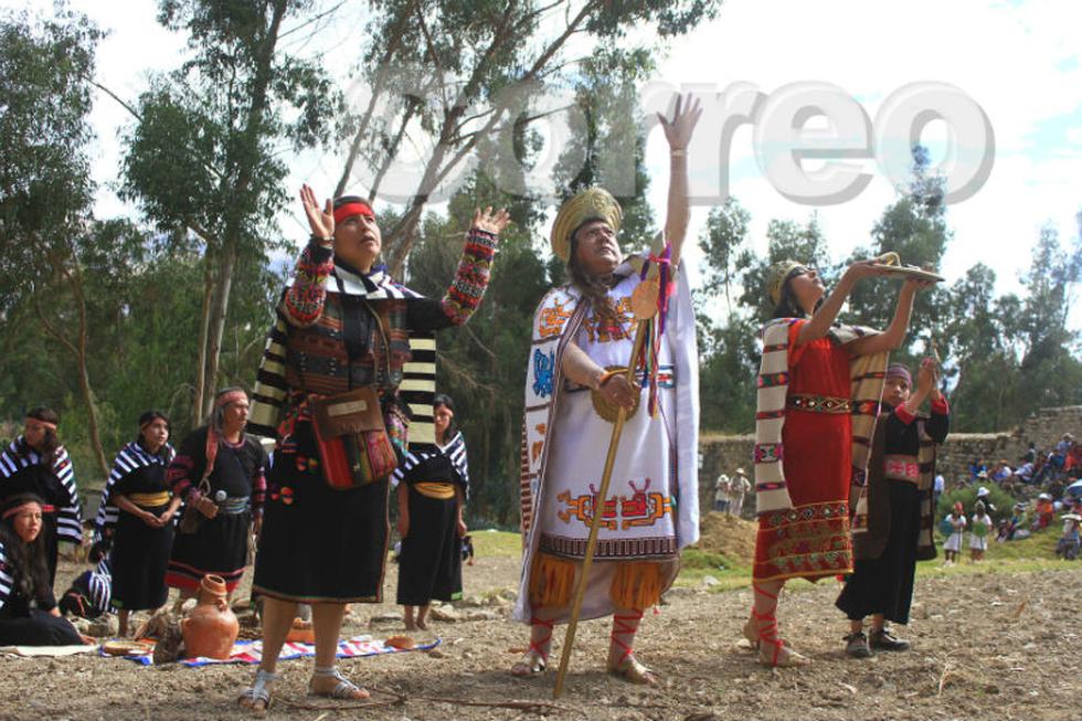 Escenifican pagapu en manantial de Wariwillka (VIDEO)