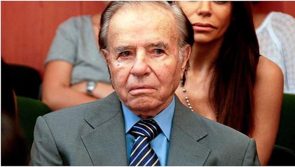 ​Fiscalía pide 4 años de cárcel para expresidente Menem por encubrir atentado