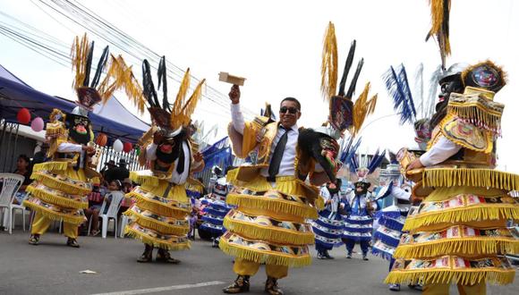 Pasacalle Cultural de Integración y Reactivación Económica y Turística, organizado por grupos folklóricos de la región, congregó a más de 60 agrupaciones de la región. (Foto: Cortesía GRT)