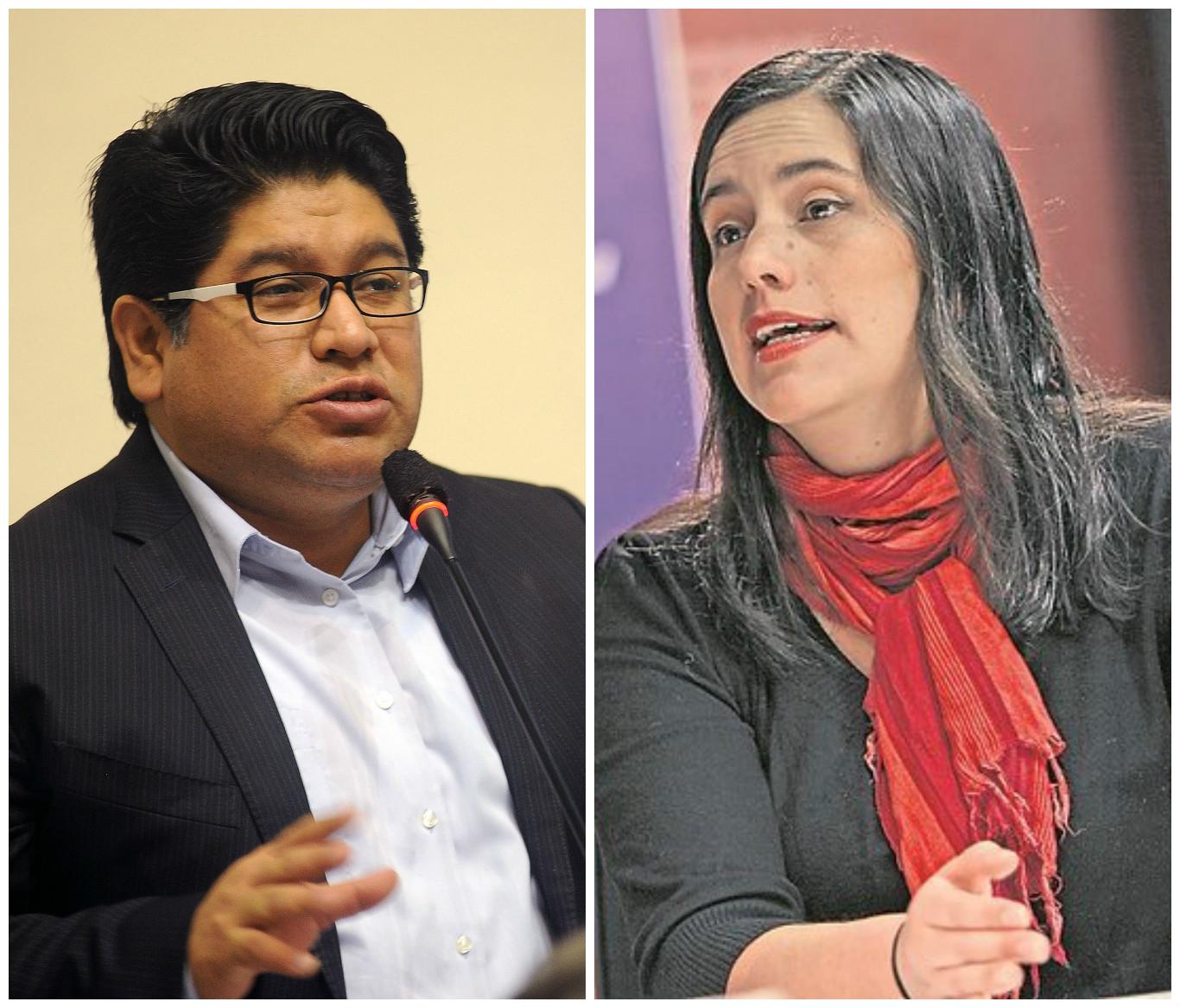 Rennán Espinoza y Verónika Mendoza entre los más faltones