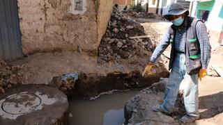 Casas en riesgo por inundaciones provocadas por mantenimiento de tuberías en el distrito de Chilca