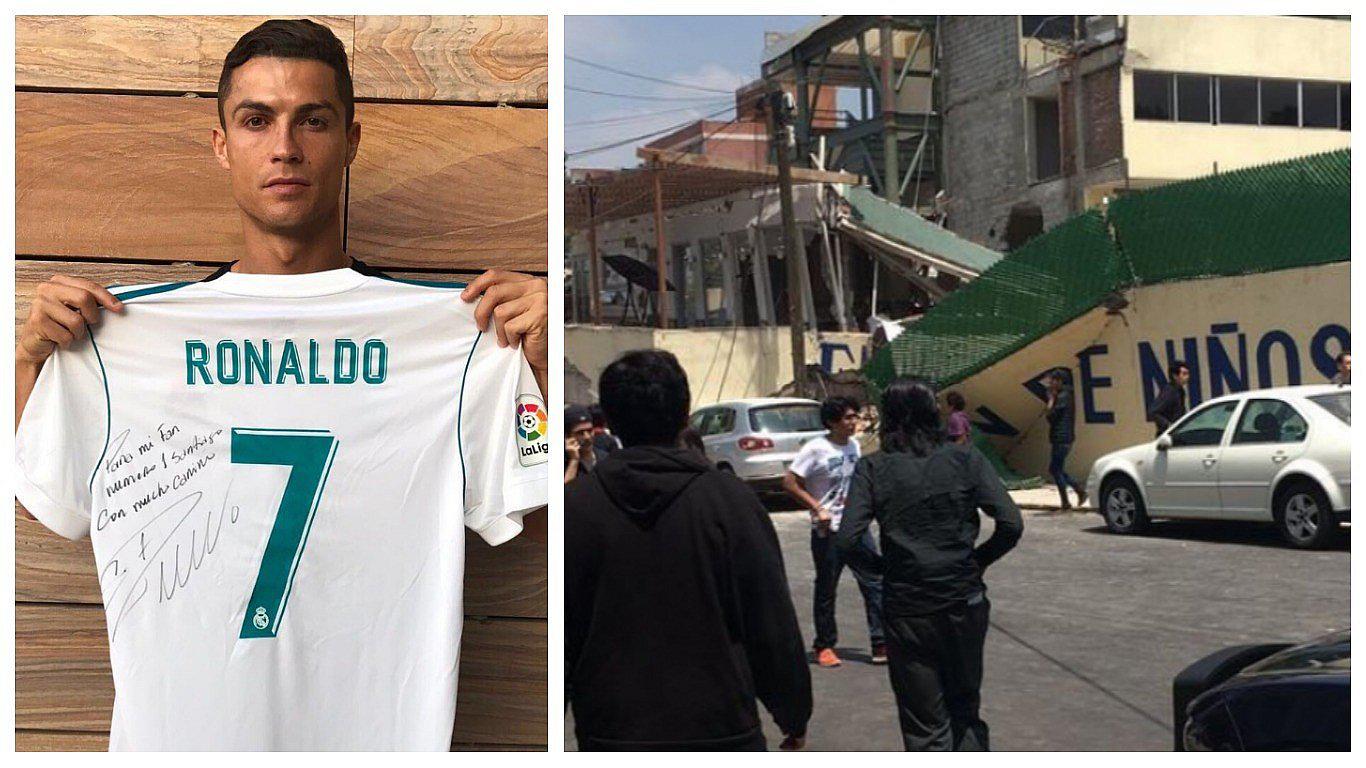 Cristiano Ronaldo envía emotivo mensaje a niño mexicano fallecido en colegio tras terremoto