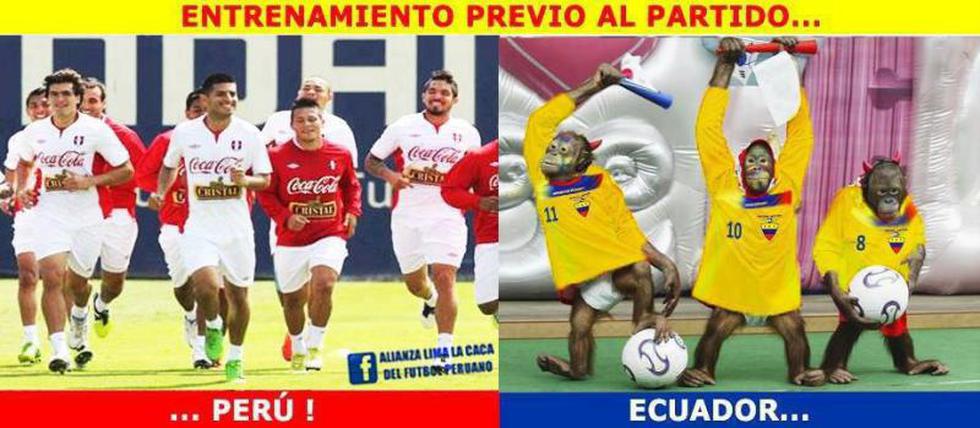 Perú - Ecuador: Memes peruanos encienden encuentro de la noche