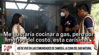Comunidades de Camisea cocinan a leña porque el balón de gas cuesta 65 soles (VIDEO)