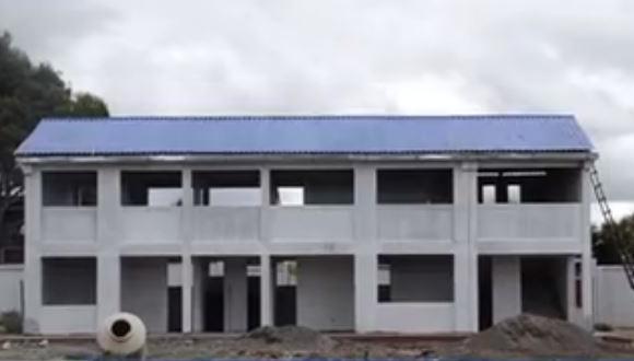 Saman: Construcción del colegio San Agustín  concluirá en abril