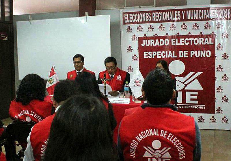 Candidaturas regionales y provinciales para Puno se definieron