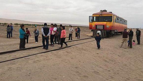 Camioneros chilenos amenazan con cerrar paso por la línea del ferrocarril Tacna Arica