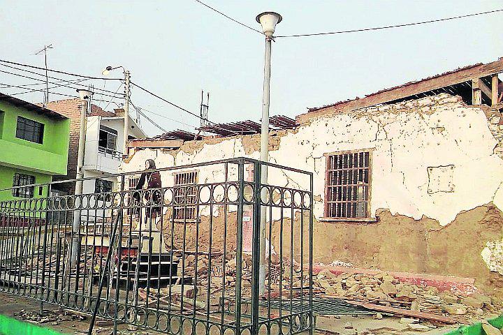 Inician demolición de la casa de la Beatita de Humay