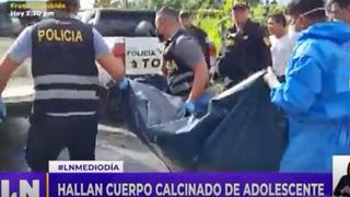 Adolescente de 14 años reportada como desaparecida en Loreto fue hallada sin vida en descampado (VIDEO)