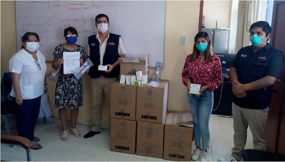 COVID-19: Donan material médico a Hospital de Apoyo Chepén