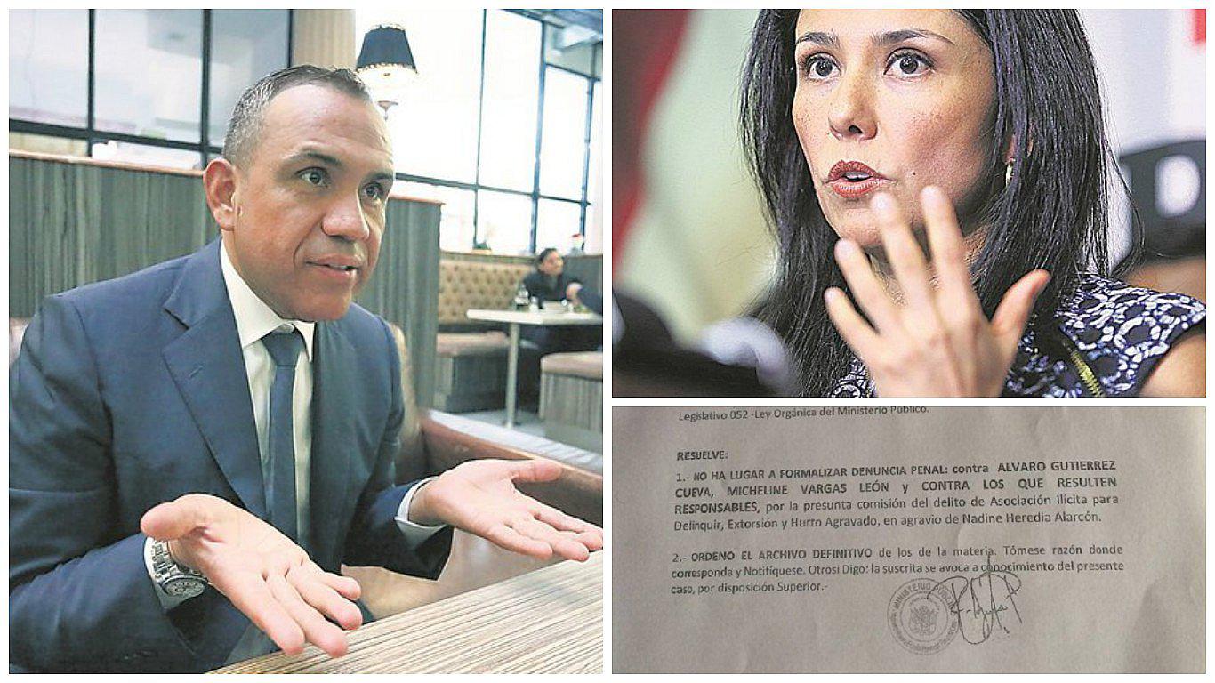 Nadine Heredia: Fiscal archiva denuncia contra Álvaro Gutiérrez por caso de agendas