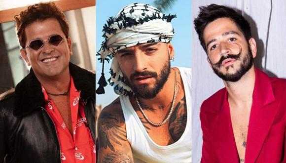 Camilo, Maluma, Carlos Vives y todos los artistas confirmados para los Premios Billboard de Música Latina. (Foto: Instagram)