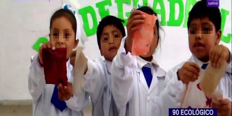 Alumnos elaboran bolsas biodegradables con almidón de papa