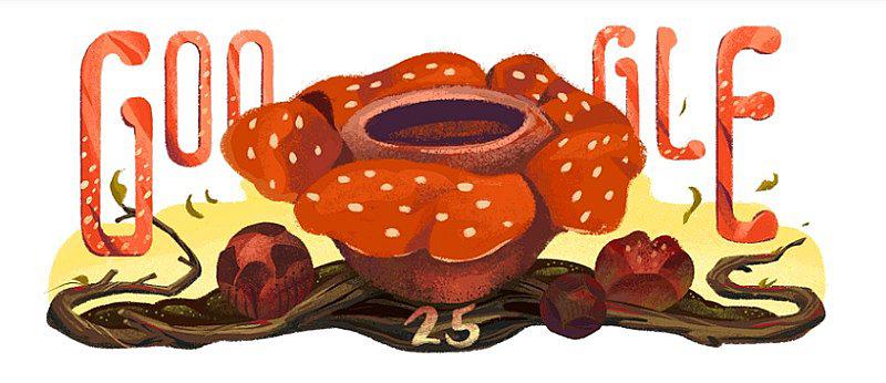 Google celebra a Rafflesia Arnoldii, la flor que huele a muerte