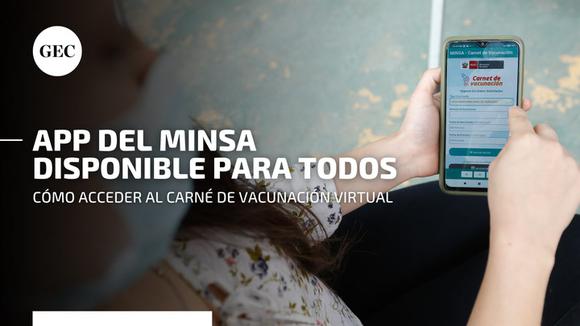 Carnet de vacunación: descubre la nueva app del Minsa