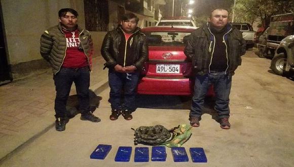 Puneños caen con carga de cocaína en Cusco